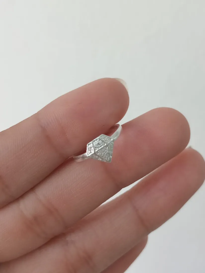 ANILLO FALANGE NI A NI O PLATA 925 DIAMANTE Catamarca Joyas